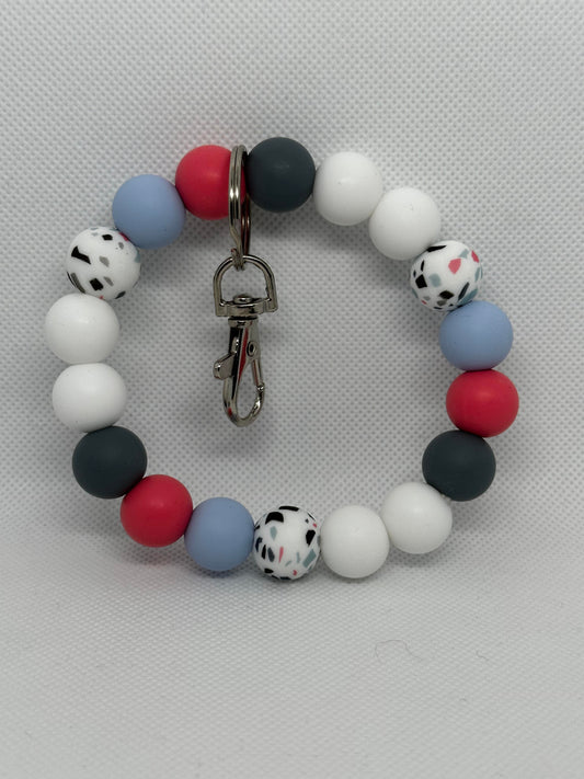 Terrazzo Silicone Keychain